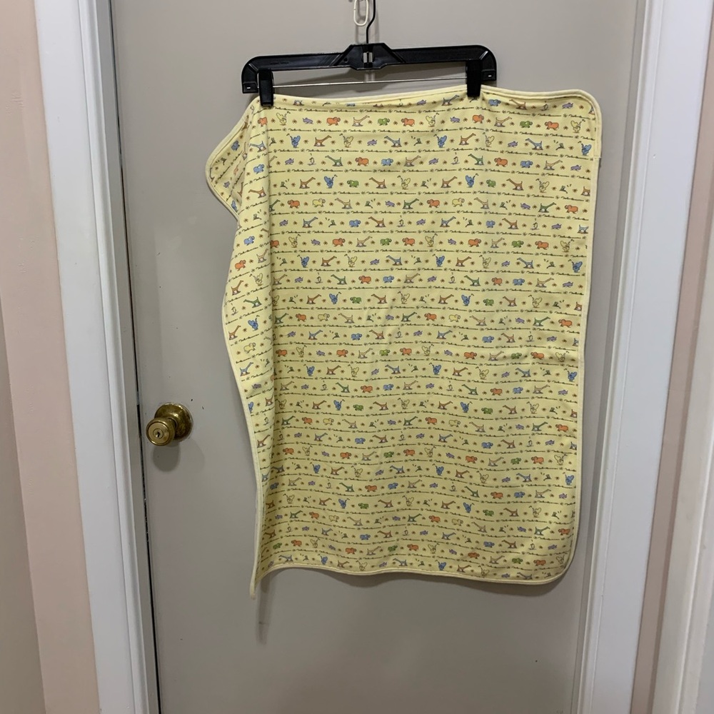 Vintage Carter's Yellow and Cream Resort Bedding Blanket